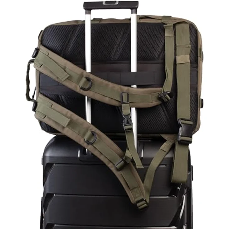Worldpack BestWay Cabin Pro Supply Reiserucksack, 48 cm mit Laptopfach, olivgrün, 100% Polyester – Bild 6