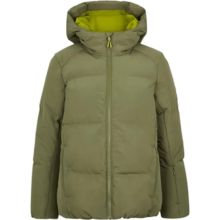 Ziener AWAR-Z Jungen Skijacke, atmungsaktiv und wasserfest, moss green, Größe 140 – Bild 1