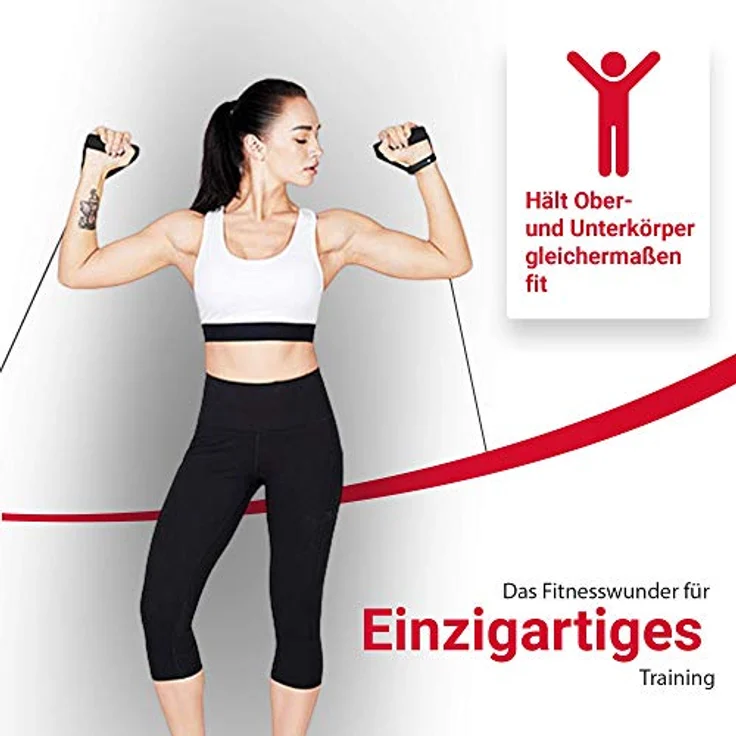 Casada MediPull einzigartiges Trainingsgerät für Fitness- & Dehnungsübungen – portabler Seilzug/Kabelzug ohne Bohren für Ihr Ganzkörpertraining ohne Fitnessstudio bei Ihnen Zuhause – Bild 3