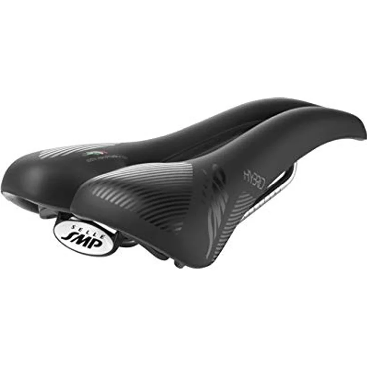 SMP Smp Hybrid Schwarz 2020, Fahrradsattel für Radsport, Unisex – Erwachsene, Schwarz – Bild 2