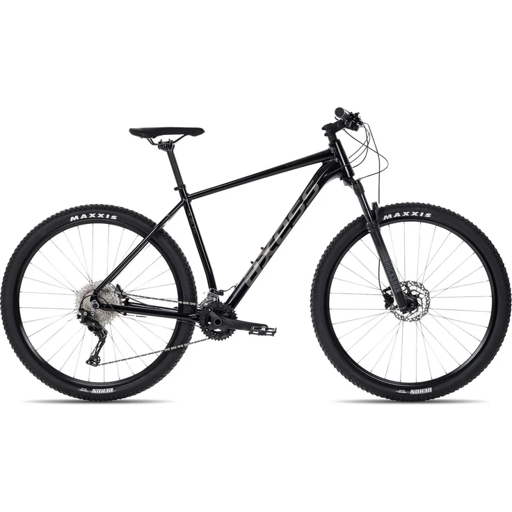 Axess GRADE 29 Zoll Hardtail Mountainbike, Kettenschaltung Shimano Deore mit 22 Gängen, dunkelgrau, 21 Zoll