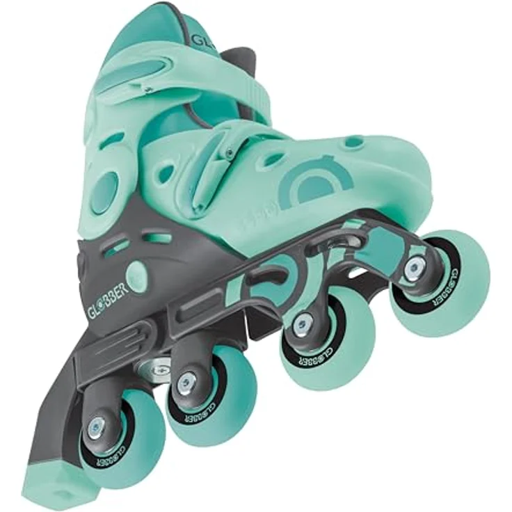Authentic Sports Globber - 2in 1 Learning Skates - mint - Gr. 26-29, verstellbare Größe, Quad-Skate und Inline-Skate, ABEC 5 Kugellager – Bild 11