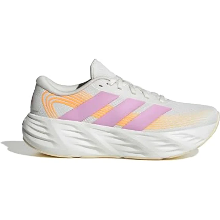 adidas Damen Galaxy 8 Laufschuhe, Cloud White/Bliss Lilac/Lucid Tangerine, Größe 43, atmungsaktiv, mit cloudfoam Dämpfung – Bild 3