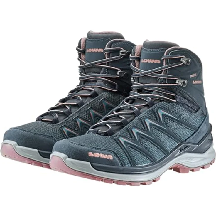 Lowa INNOX PRO GTX MID Ws, Wanderstiefel in Rosa, Größe 40.5, mit Textilobermaterial und Gummisohle – Bild 5