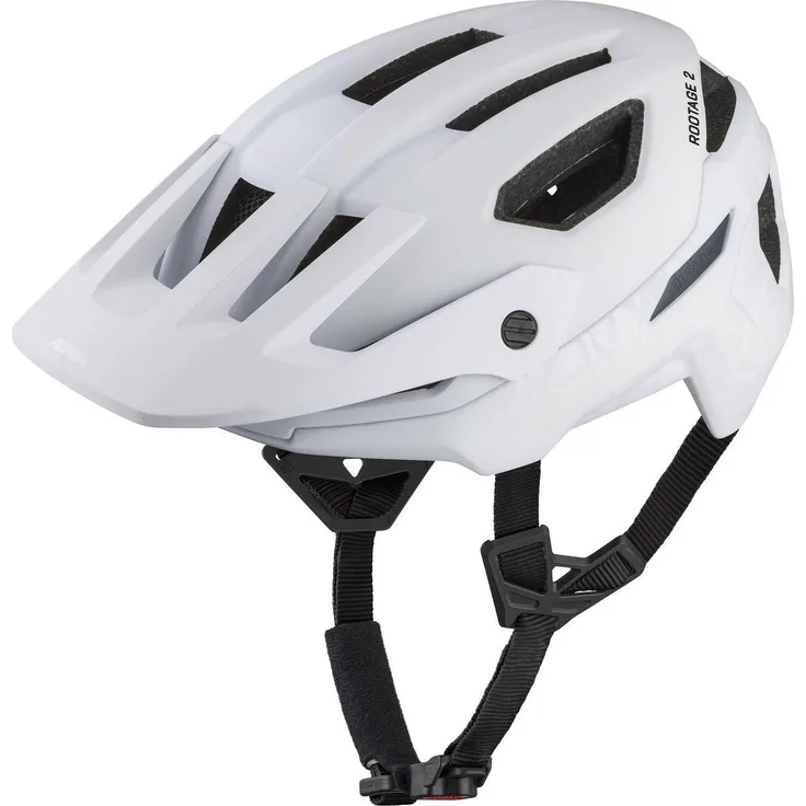 Alpina Sports ROOTAGE 2, Halber Helm mit Hartschalenbau, 360 Fit System und verstellbarem Helmvisier, Matt