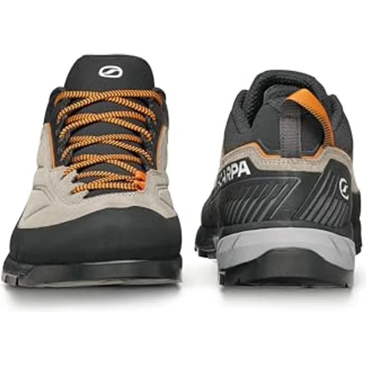 Scarpa Rapid XT, Zustiegsschuhe mit griffiger Sohle und Fersenabsatz, taupe - rust orange, EU 43 – Bild 4