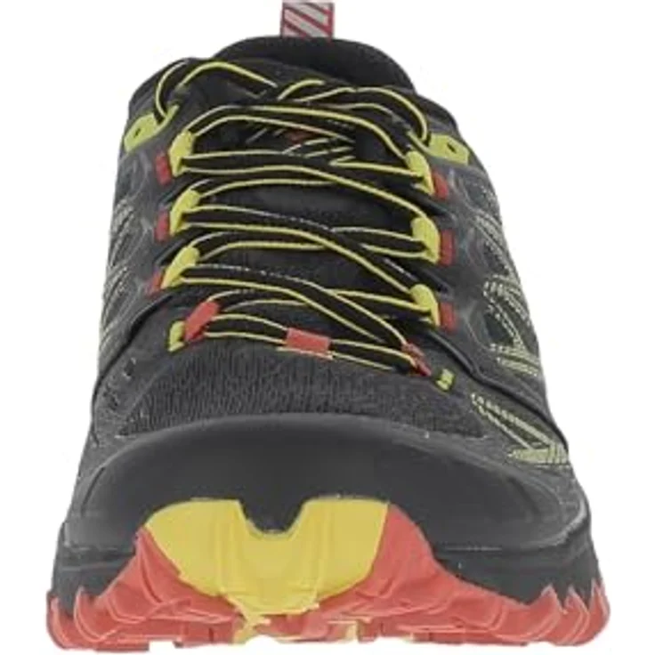 LaSportiva Bushido III GTX BLACK/YELLOW, Laufschuhe mit GORE-TEX Invisible Fit, stabil und griffig, Größe 43,5 – Bild 3