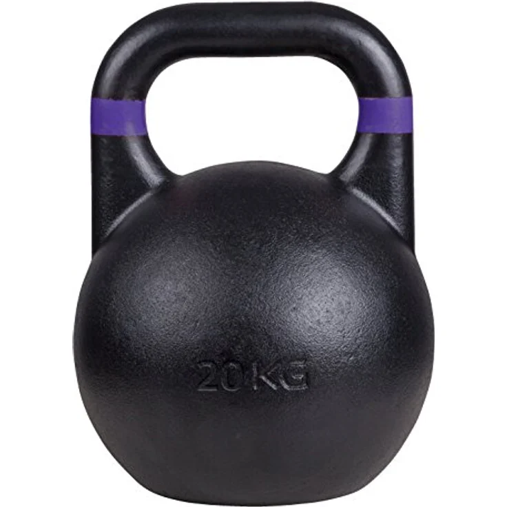 Sport-Thieme Kettlebell Competition | Profi Wettkampf Kugelhantel aus pulverbeschichteten Stahl | In 7 farblich markierten Gewichtsklassen: 8-32 kg | Einheitliche Größe: 21x21x28 cm – Bild 2