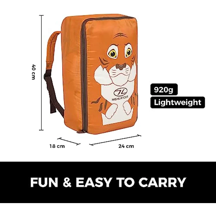 Highlander Kinder-Schlafsack im Mumien-Stil, warm und leicht, mit kreativen Designs (Schildkröte, Hai, Panda, Marienkäfer), ideal für Camping und Übernachtungen, 170 cm lang – Bild 3