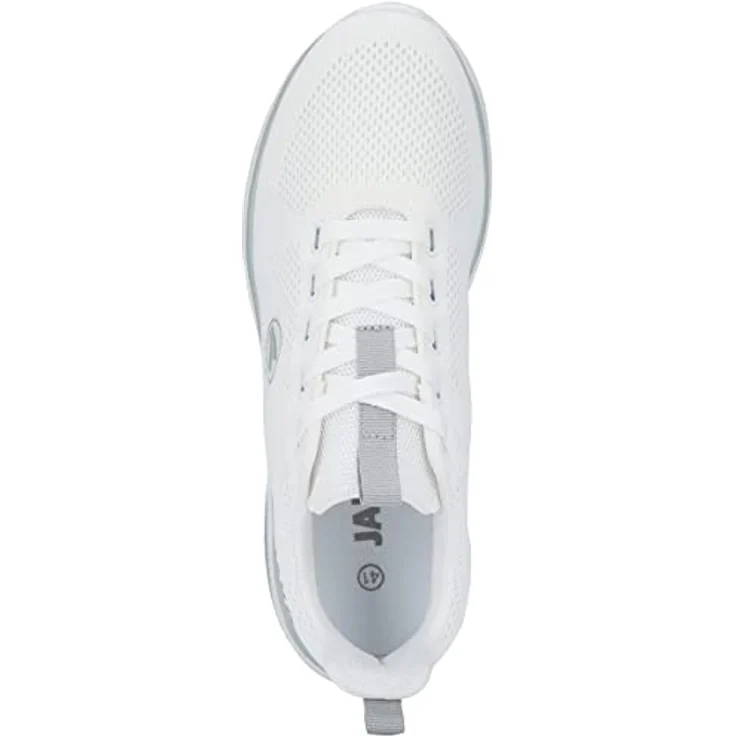 Jako Team Mesh Sneaker, Laufschuhe mit ShockAbsorb EVA-Zwischensohle, atmungsaktivem AirFlow-Mesh und Fast-Dry-Lining, weiß – Bild 3