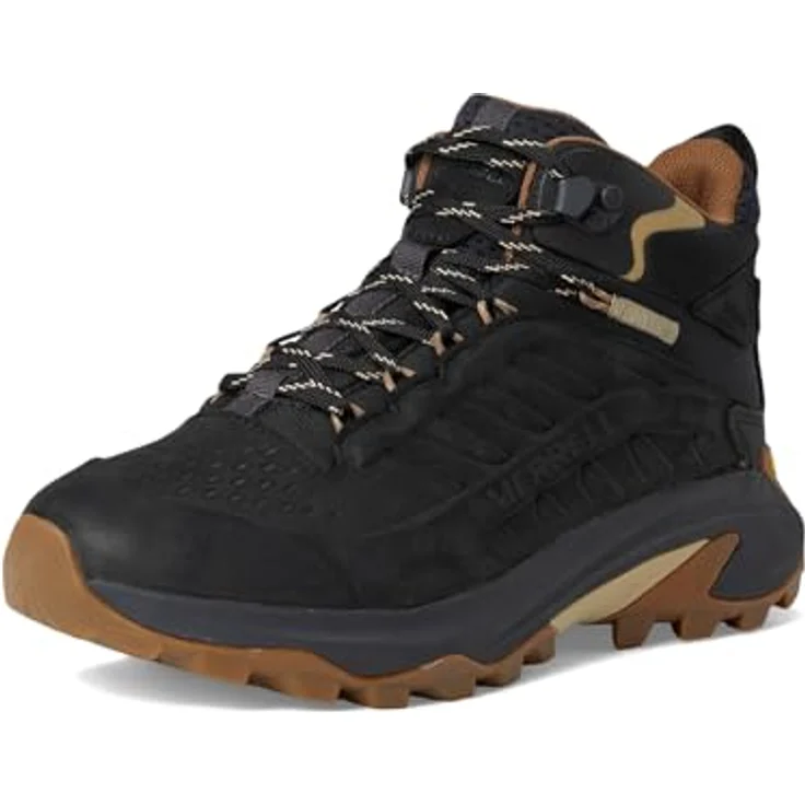 Merrell Moab Speed 2 LTR Mid WP, Herren Wanderschuhe, Wasserfest, Schwarz (Größe 43.5) – Bild 7