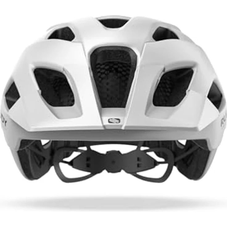 Rudy Project Crossway White Matte S/M, MTB-Fahrradhelm mit 23 Belüftungsöffnungen und integriertem Visier – Bild 2