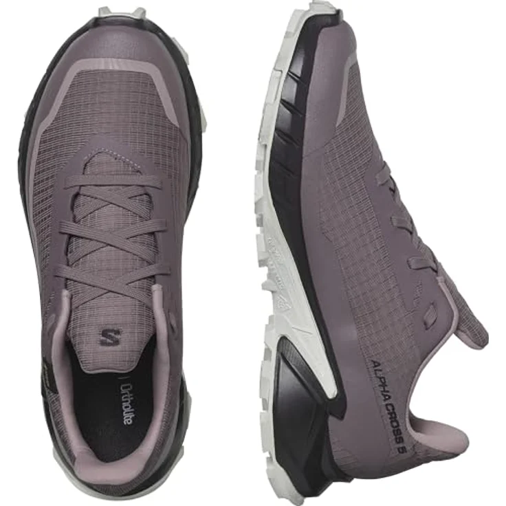 Salomon Alphacross 5 Gtx, Wanderschuhe mit Gore-Tex-Membran und robuster Gummisohle, schwarz – Bild 6