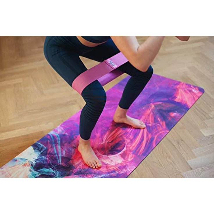 CASAFIT Casa Fit Premium Hip Bands [3er Set] - Rutschfeste Stoff-Widerstandsbänder für Beine und Po, ideal für Fitness, Pilates und Booty-Training – Bild 4