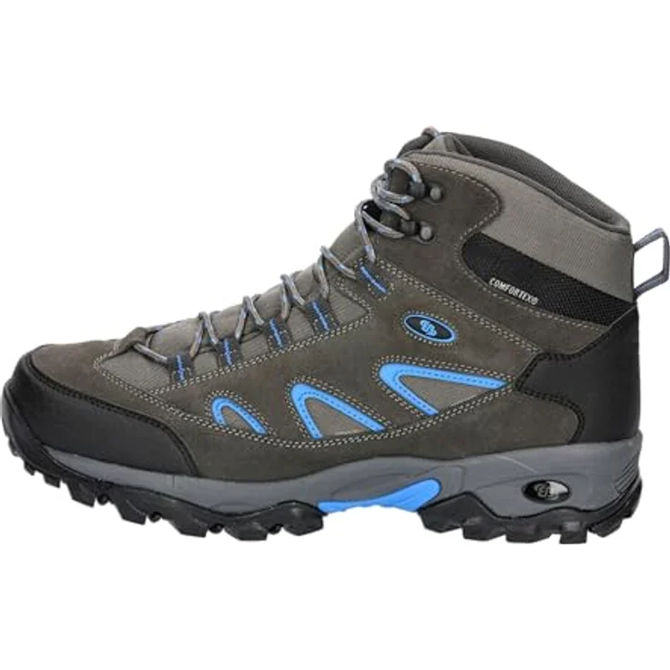 Brütting Nevada, Herren Wanderschuhe aus Veloursleder und Nylon, grau, mit Comfortex-Klimamembrane und rutschfester Gummilaufsohle, Größe 42 – Bild 6
