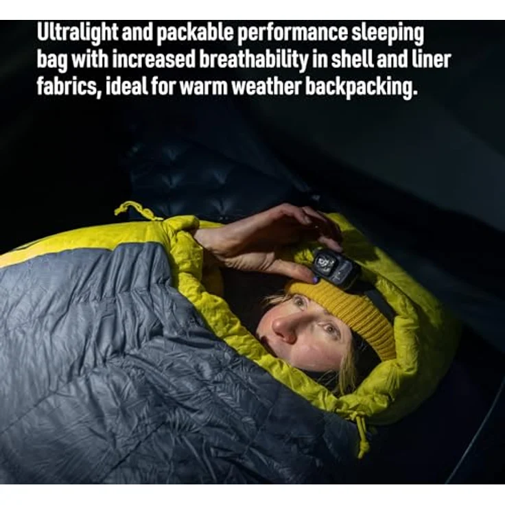 Sea To Summit Spark 7C, Daunenschlafsack für Frauen, 196 cm, 850+ RDS-zertifizierte Gänsedaunenfüllung, PFC-frei, wasserabweisend, technischer Reißverschluss – Bild 2