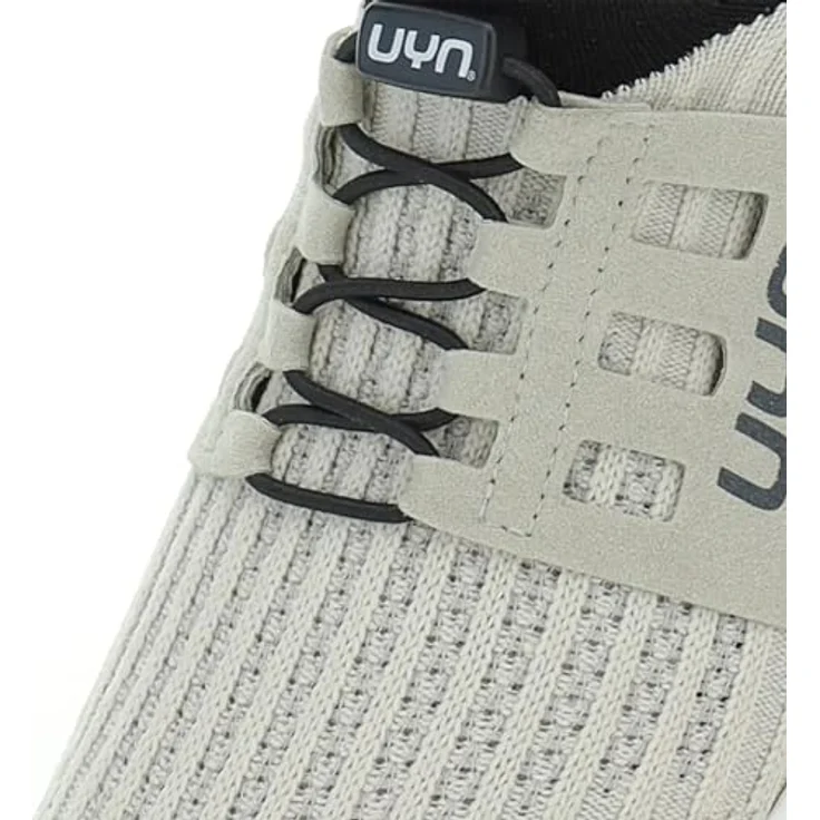 UYN Haru Sneaker Herren G461, ultraleichte Laufschuhe mit TREEON Innenschicht und U-CONTROL-Sohle, pearl grey/black, Größe 44 – Bild 4
