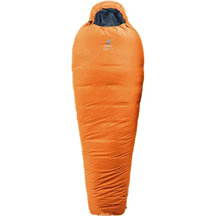 deuter Orbit -5° L, Kunstfaserschlafsack für Körpergrößen bis 200 cm, mit 2-Wege-Reißverschluss und erhöhtem Fußraum – Bild 1
