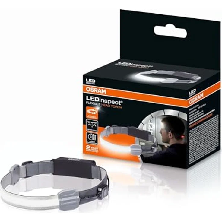 Osram LEDIL414 LEDinspect, flexible Stirnlampe mit 115 lm, akkubetrieben über USB, 3 Lichtfunktionen, 4,5 h Betriebsdauer – Bild 1