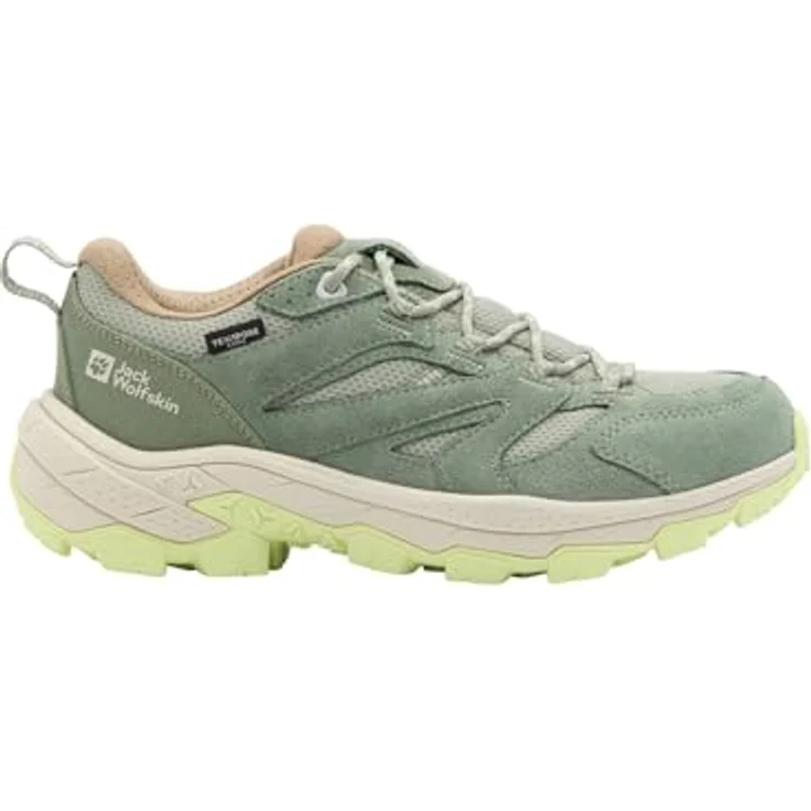 Jack Wolfskin Vojo Tour Texapore Low W, Damen Wanderschuhe, wasserdicht, grün, Größe 38 – Bild 2