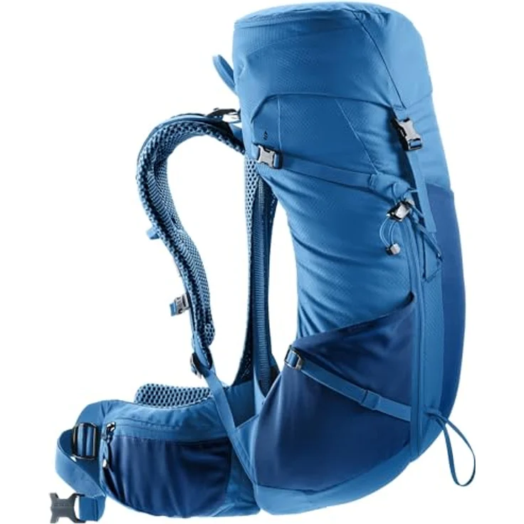 deuter Futura 26 Wanderrucksack mit Aircomfort Netzrücken, Regenhülle und ergonomischen Schulterträgern, 1300 g, Schwarz – Bild 2
