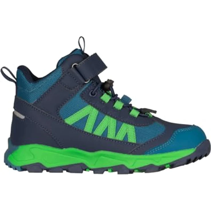 TROLLKIDS Tronfjell mid, Wasserdichter und atmungsaktiver Wanderschuh mit verstärkter Zehenpartie, Schnellschnürung und reflektierendem Element, schwarz – Bild 3
