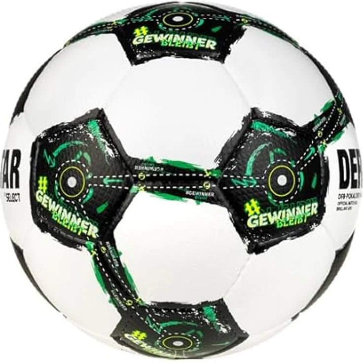 Derbystar DFB-Pokal Brillant APS v25, Handgenähter Wettspielball mit FIFA QUALITY PRO und optimaler Aerodynamik – Bild 2
