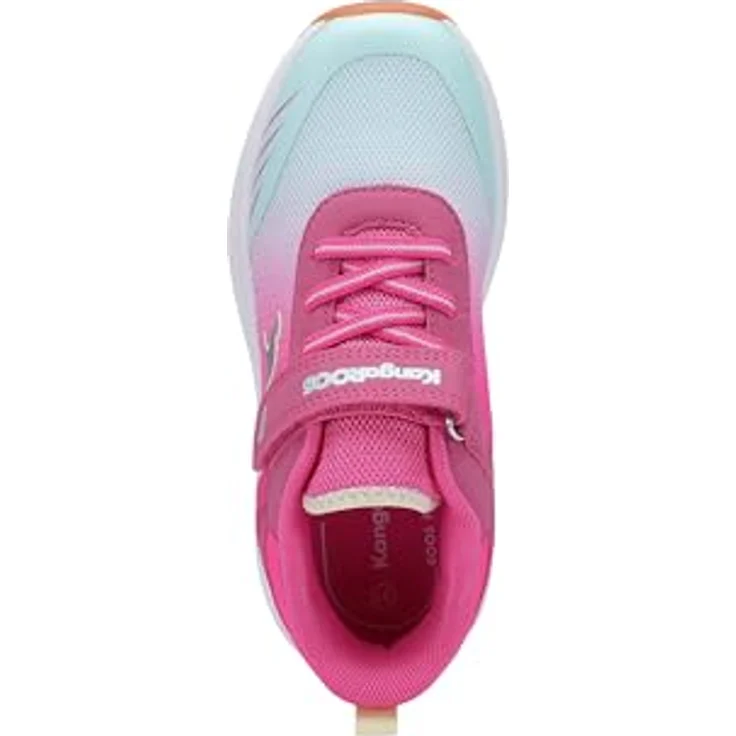 KangaROOS KB-Rida EV Sneaker, Unisex Kinder Schuhe mit elastischer Schnürung, Klettverschluss und integrierter Geheimfach, Schuhgröße 35 EU – Bild 5