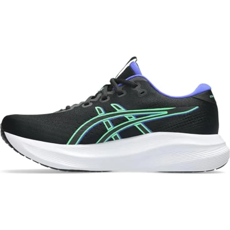 Asics Gel-Excite 11, Laufschuhe mit GEL™-Technologie und atmungsaktivem Obermaterial, 43.5/black-vital green – Bild 4