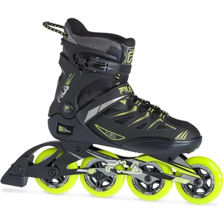 FILA FS Rol GHIBLI 90, Inline Skates (Größe 43) mit Aluminium-Plattenspieler, 90 mm Rädern und ABEC 7 Lagern – Bild 2