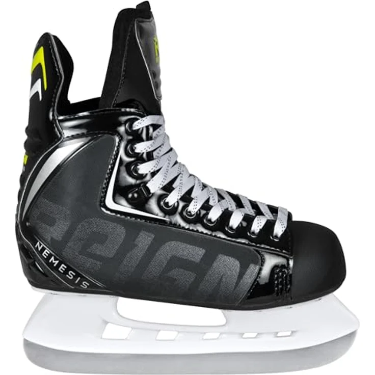 Powerslide Schlittschuhe Nemesis, Unisex für Herren und Damen in Schwarz, Hockey, Art. nr.: 902246 - Robuste und wendige Eishockeyschlittschuhe mit ergonomischer Polsterung und Edelstahlklinge – Bild 2