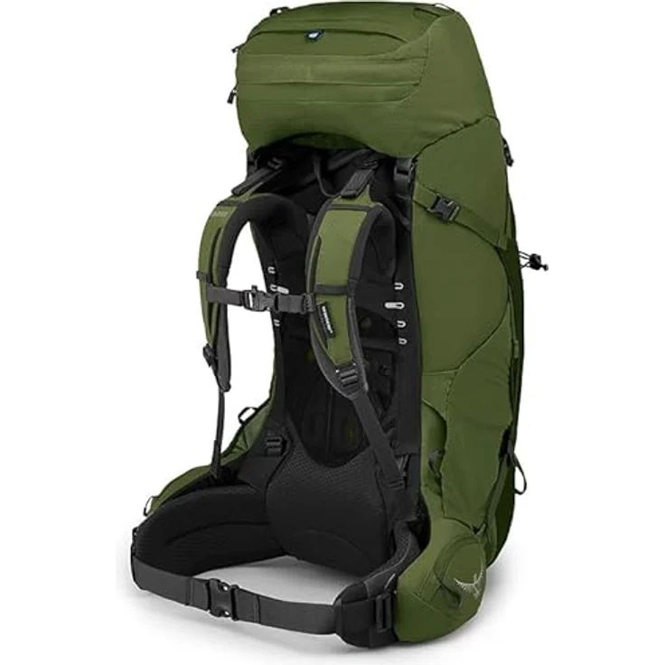 Osprey Aether 65 S-M Rucksack, 80 cm, 100% Nylon, in garlic mustard green – Bild 6