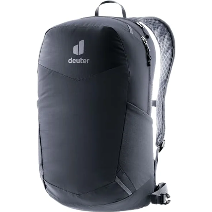 Deuter Speed Lite 17, leichter Wanderrucksack mit ergonomischen Schulterträgern, abnehmbarem Hüftgurt und Trinkblasenfach bis 2 L, grau – Bild 1