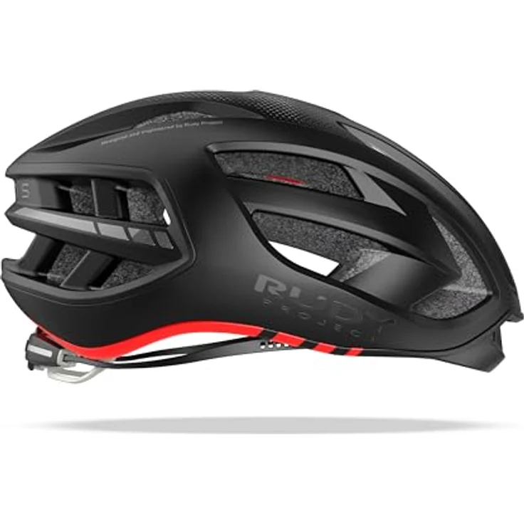 Rudy Project Egos Black Matte M, Fahrradhelm mit Doppelschicht-EPS-Kern und innovativer Luftzirkulation – Bild 3