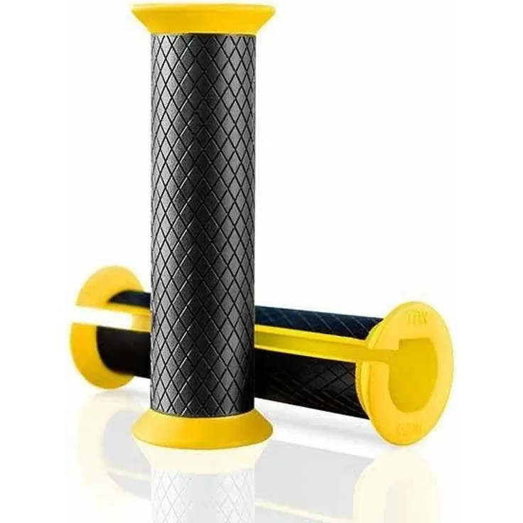 TRX Bandit Handles, Set aus 2 ergonomischen rutschfesten Griffen mit Bandhalterung für Training, Schwarz