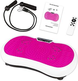 Coradoma Vibrationsplatte mit Power Dehnbändern und Bluetooth Vibrationsboard Fitness und Sport zum Abnehmen für Zuhause Ultra Slim Rüttelplatte Training Vibrationsgerät Oszillation