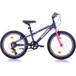 BERLIN BIKE Kinderfahrrad Grizz 20 Zoll MTB, Aluminiumrahmen, 7-Gang Shimano-Schaltung, ideal für 6–9 Jahre, Jungen und Mädchen