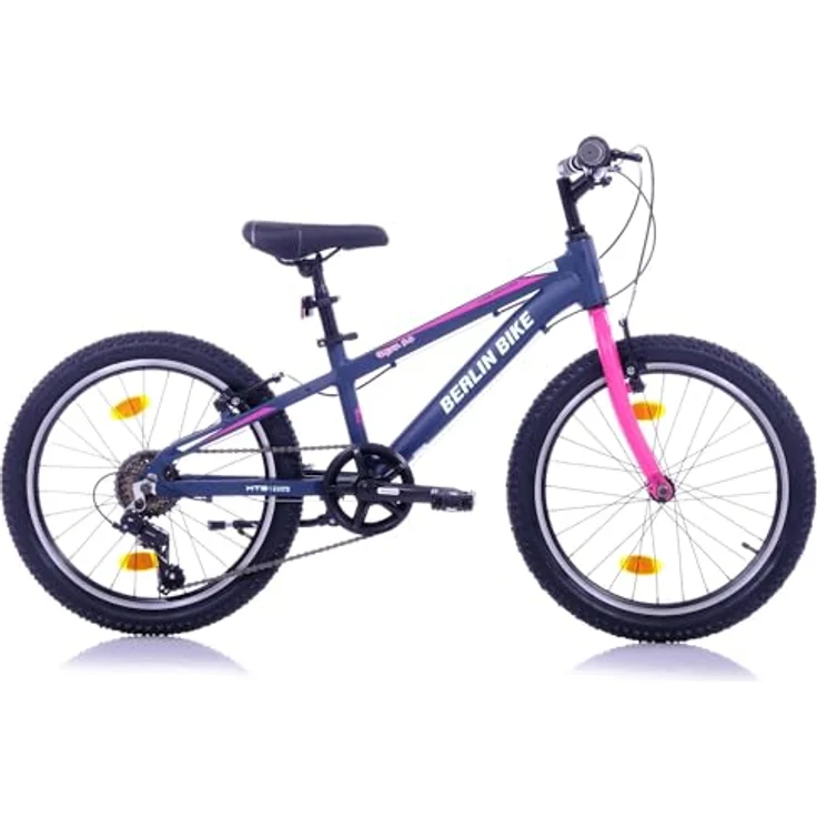 BERLIN BIKE Kinderfahrrad Grizz 20 Zoll MTB, Aluminiumrahmen, 7-Gang Shimano-Schaltung, ideal für 6–9 Jahre, Jungen und Mädchen – Bild 1