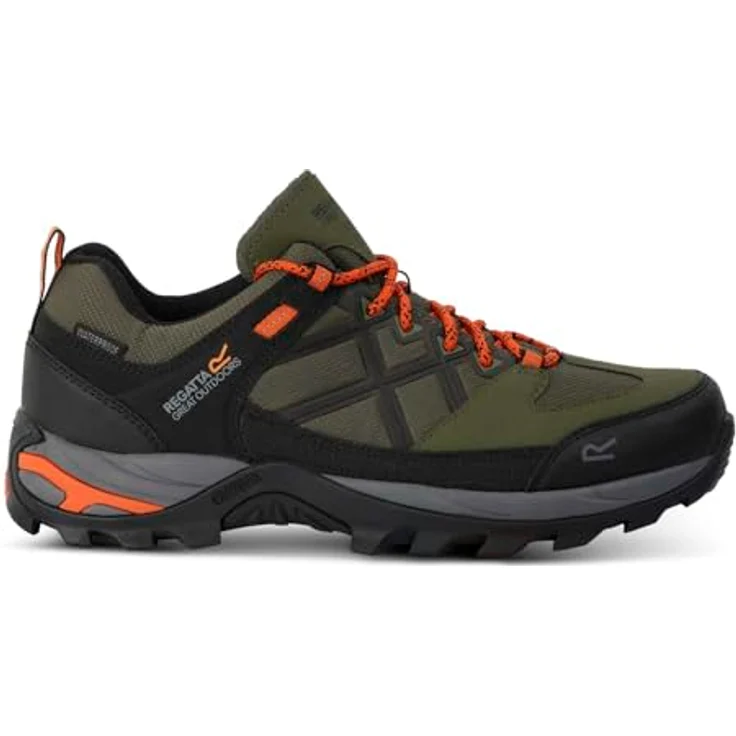 Regatta Samaris III, Wanderschuhe mit wasserdichter ISOTEX-Membran, grau/orange – Bild 2