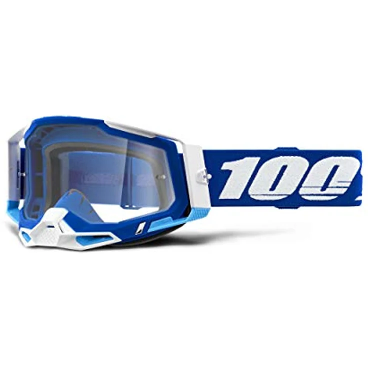 100%, Racecraft 2 Skibrille, Antifog-Beschichtung, blau – Bild 2