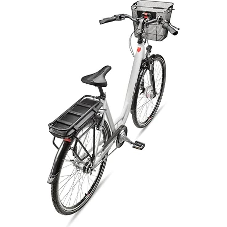 TELEFUNKEN City E-Bike RC667, 28 Zoll Pedelec für Damen & Herren mit 250W Frontmotor, 536,5 Wh Akku, 7-Gang Nabenschaltung, V-Bremse & Rücktritt, StVZO-konform, Weiß – Bild 3