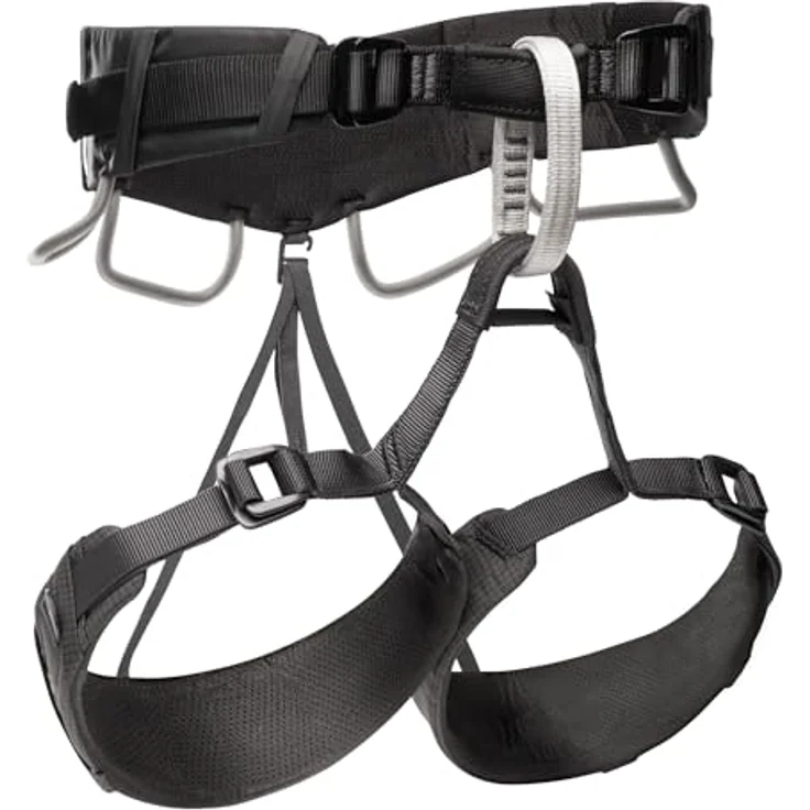 Black Diamond Momentum 4S Harness, Klettergurt mit gepolstertem Bullhorn-Hüftgurt, XS-M – Bild 2