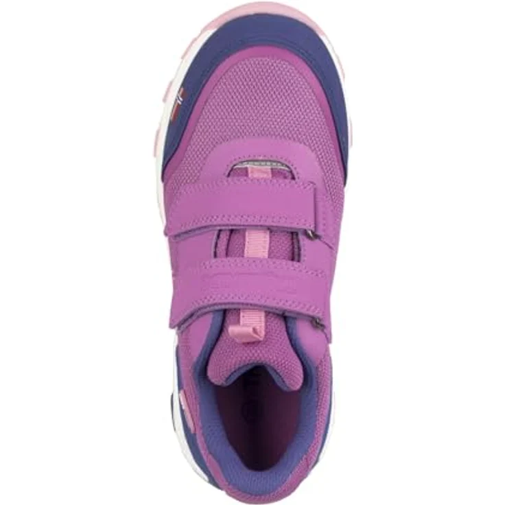 Trollkids Kid's Preikestolen Hiker, Wasserdichte Wanderschuhe für Jungen, Rosa, Größe 37, mit Klettverschlüssen und griffiger Sohle – Bild 3