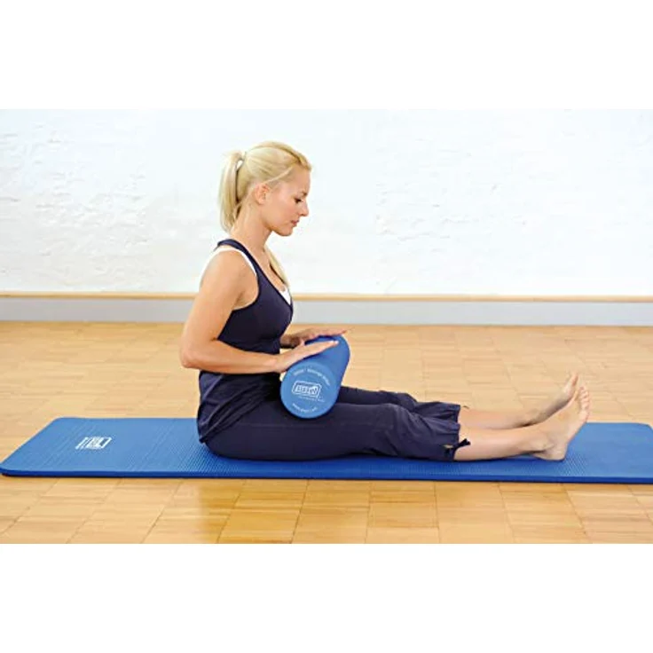 SISSEL Pilates Roller Pro 47cm, Massagerolle für Yoga und Fitness, blau – Bild 3
