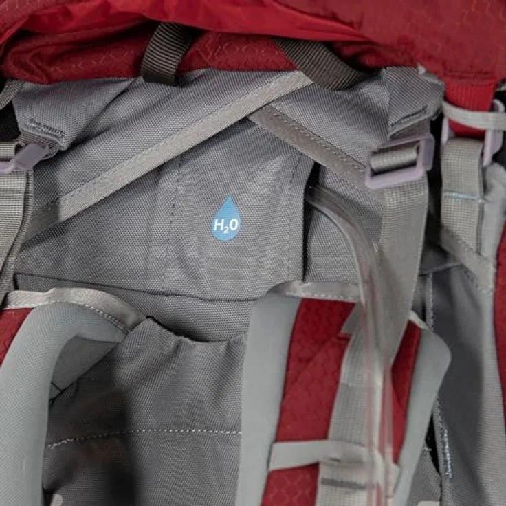 Osprey Ariel 55 Trekkingrucksack für Frauen Ceramic Blue - XS/S, PFC-freie DWR-Beschichtung, verstellbare AirScape Rückenplatte – Bild 5