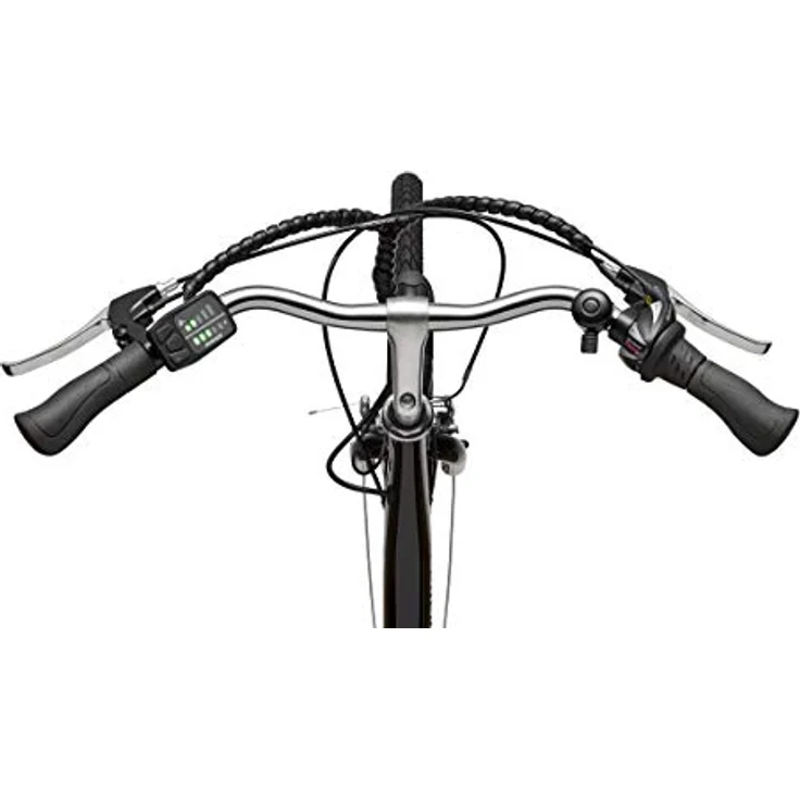 Teutoburg Senne Pedelec Citybike Elektrofahrrad schwarz, E-Bike 28 Zoll, 10,4 Ah/36V Lithium Ionen Akku, 7-Gang Shimano-Kettenschaltung - Preisvergleich – Bild 4