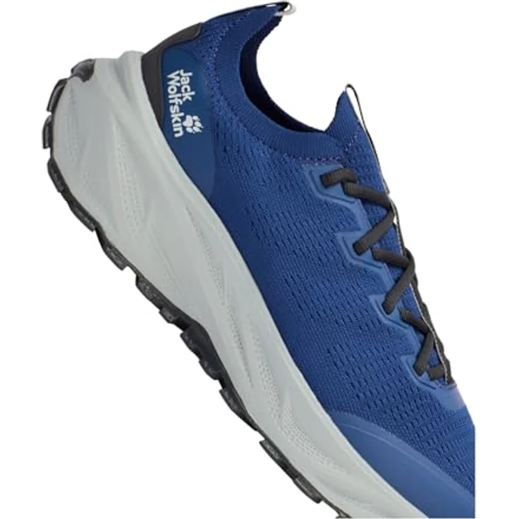 JACK WOLFSKIN PS TRAIL KNIT LOW M, Herren Wanderschuhe mit TEXARIDE-Technologie und Mesh-Obermaterial, grau – Bild 6
