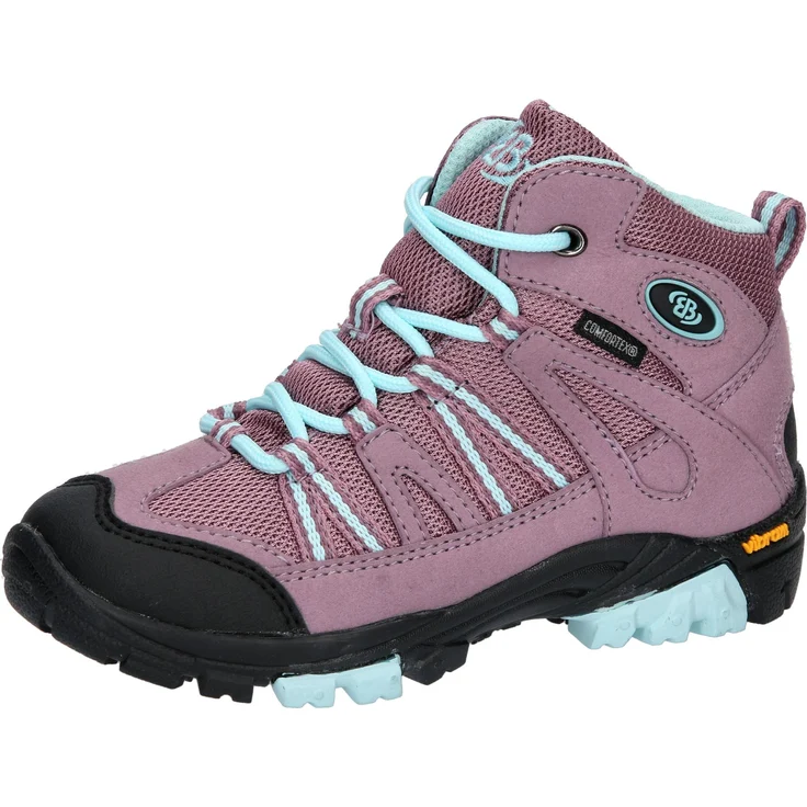Brütting Ohio High, Mädchen Wanderschuhe mit robustem Vibram-Profil, Größe 39, Rosa – Bild 1