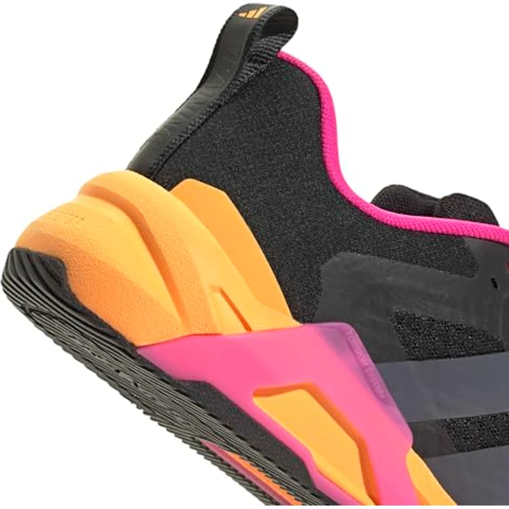 Adidas Dropset Control, Laufschuhe für Herren mit stabiler Zwischensohle, breiter Passform, Farbe: BLACK/AUON/SHOPNK – Bild 5