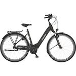 Fischer E-Bike City CITA 2.2i, Elektrofahrrad mit Mittelmotor 65 Nm, 36 V Akku, schwarz matt